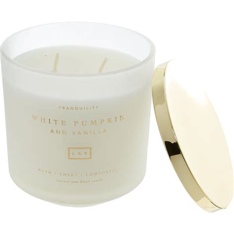 White Pumpkin & Vanilla Scented Candle 412g - Candles & Home Fragrance - Home Accessories - Home ...