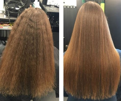 Keratin Smoothing Treatment Before & After Pics - LV Hair Extensions & Makeup Bar