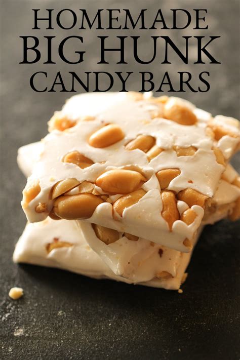 Homemade Big Hunk Candy Bars Recipe | Recipe | Candy recipes homemade ...