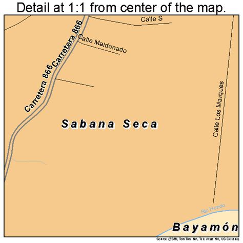 Sabana Seca Puerto Rico Street Map 7274189