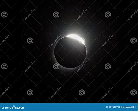 Diamond Ring during Total Solar Eclipse Stock Image - Image of diamond ...