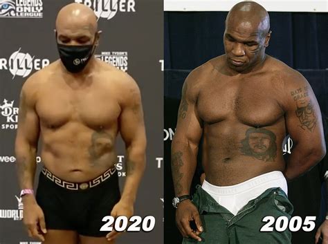 Side-by-side pic: Check out Mike Tyson body 15 years removed from last ...