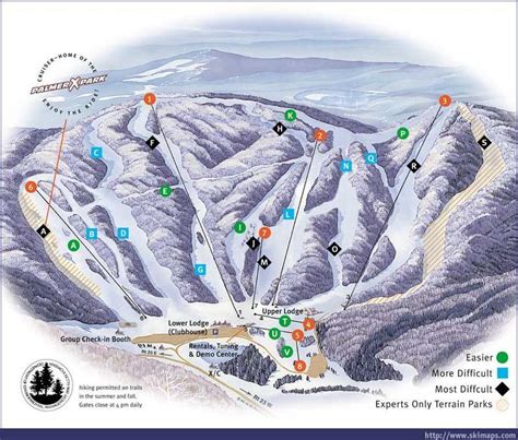 Ski Butternut Ski Resort Guide, Location Map & Ski Butternut ski holiday accommodation