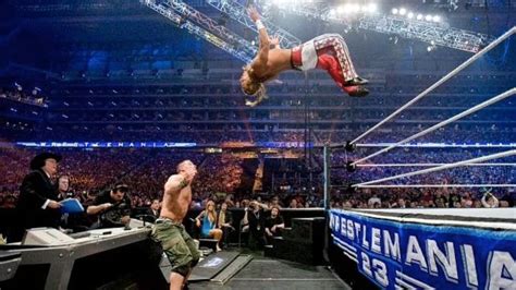 WWE Wrestlemania 23 John Cena vs Shawn Michaels Part 1 Match Highlights ...