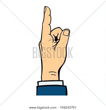 Hand Pointing Sign Vector & Photo (Free Trial) | Bigstock