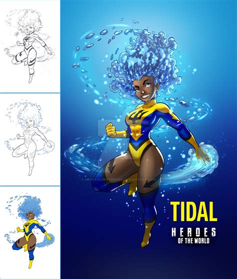 Tidal Illustration Process by artofalbertpierre on DeviantArt