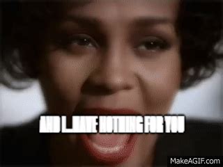 Whitney Houston - I Will Always Love You on Make a GIF