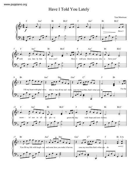 Rod Stewart-Have I Told You Lately Sheet Music pdf, - Free Score Download ★