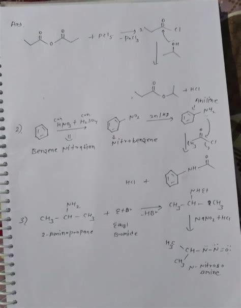 [Solved] asap i will rate . 6. What happens when (i) Propanoic anhydride... | Course Hero