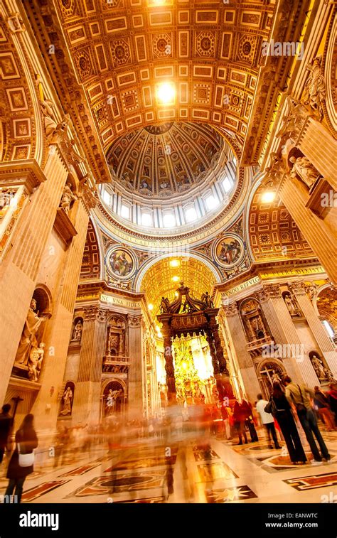 Inside the St. Peter's Basilica Stock Photo - Alamy