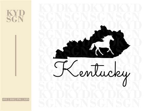 Kentucky Derby Horse Map SVG