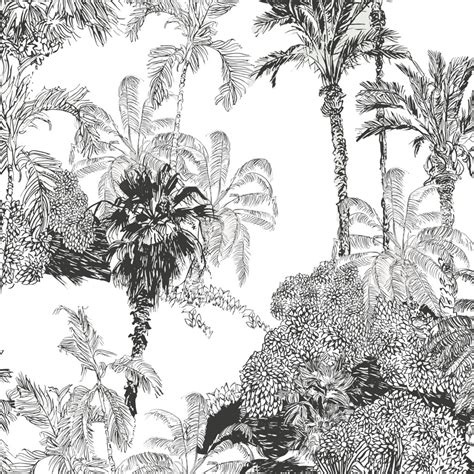 Toile De Jouy Wallpaper - Anthracite - Peel and Stick - The Wallberry