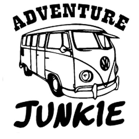 13.7CM*14.5CM Adventure Junkie Funny Car Sticker decal vinyl car ...