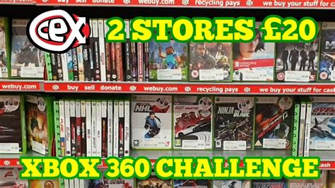 2 stores £20 Xbox 360 CEX challenge! - YouTube