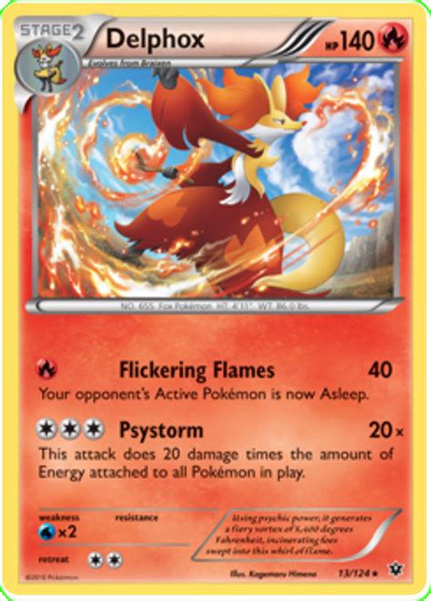 Delphox - Fates Collide #13 Pokemon Card