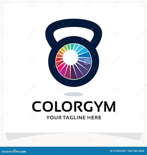 Color Gym Logo, Fitness Logo Design Template Inspiration Stock Vector - Illustration of fitness ...