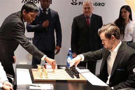 Rameshbabu Praggnanandhaa Defeats Chess World Champion Magnus Carlsen ...