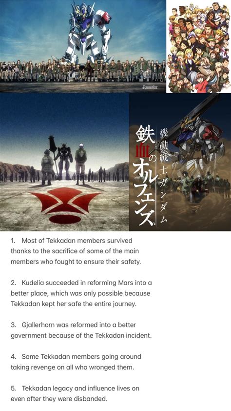 Regarding the bittersweet ending of Gundam IBO. Which aspect of the ...