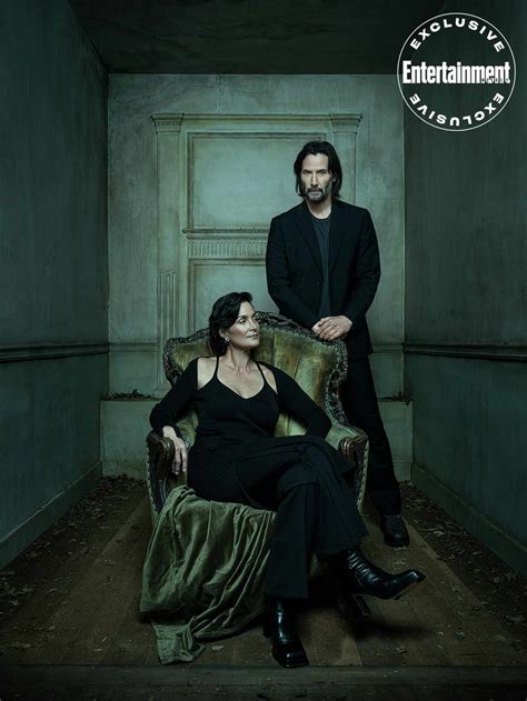 Keanu Reeves, Carrie-Anne Moss reunite for The Matrix 4 cover shoot ...