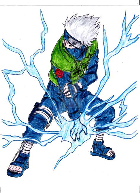 Kakashi Chidori by MiharuKiwi on DeviantArt