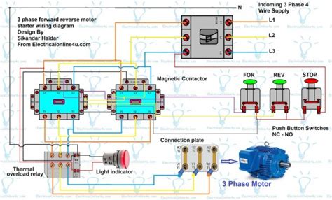 Single Phase Motor Circuit Diagram