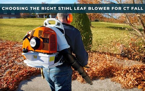 Choosing the Right Stihl Leaf Blower for Connecticut Fall - Contractors Supply LLC