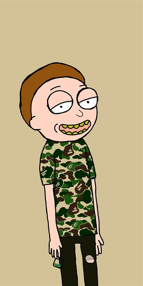 Skeptisch Reichlich Süßigkeiten rick and morty bape wallpaper Von ...