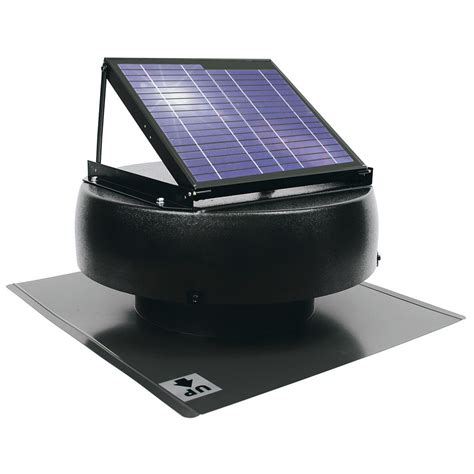 US Sunlight 1000 CFM 12-Watt Solar Powered Attic Fan-97329 - The Home Depot