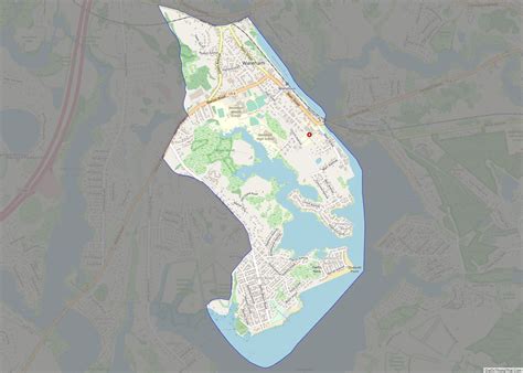 Map of Wareham Center CDP