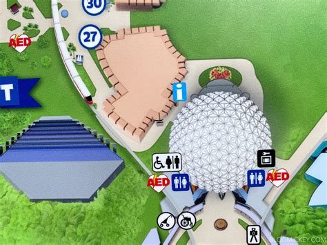 Updated Epcot Map Showcases Future World Construction Expansion