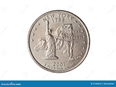 Quarter of dollar coin stock photo. Image of quarter - 27382676