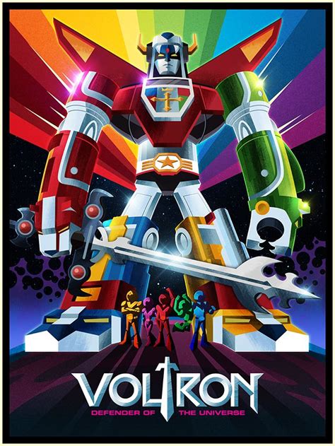 Voltron by James White | Voltron poster, 80s voltron, James white