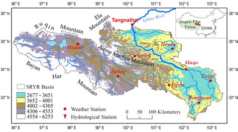 The source region of the Yellow River. | Download Scientific Diagram