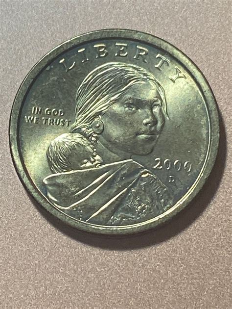 2000 D SACAGAWEA One Dollar Gold Coin | Etsy