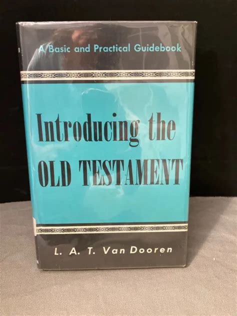 INTRODUCING THE OLD Testament by L.A.T. Van Dooren HCDJ 1967 1st edition $14.99 - PicClick