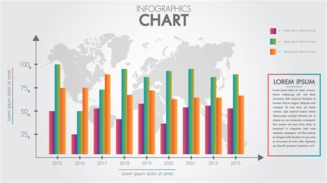 Business infographics design arrow graph and global for presentation ...