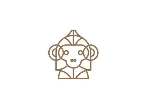 Drawing a monkey logo design symbol, 30 variations GIF | Monkey logo, Monkey logo design ...