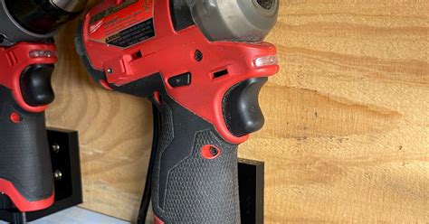 milwaukee m12 drill wall mount by Loki-tactics | Download free STL model | Printables.com