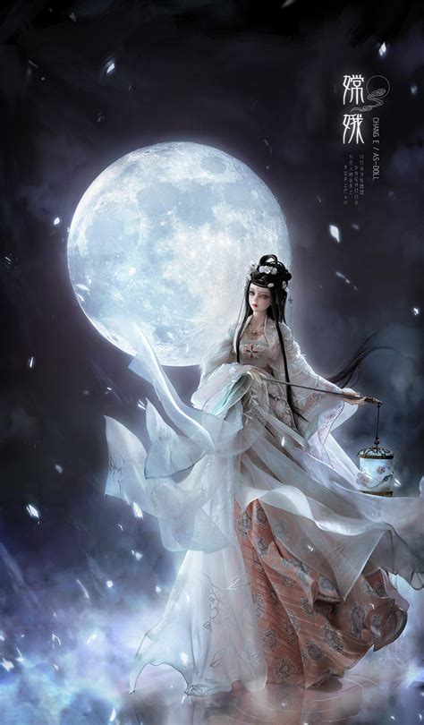 Chang e | Chinese art girl, Moon goddess art, Art dolls