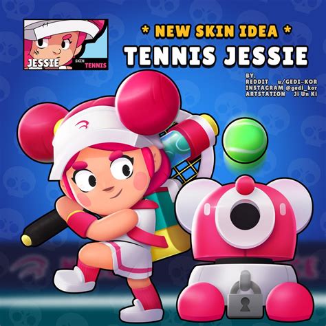 Tenisistka Jessie propozycją skina do Brawl Stars! - BOOP.PL