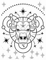 Taurus Coloring Pages Free Printable Zodiac Fun sketch template