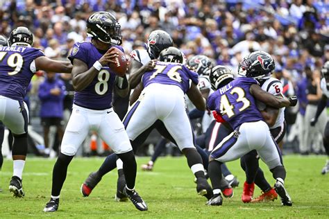 Ravens snap count vs. Texans: Breakdown, observations from Week 1