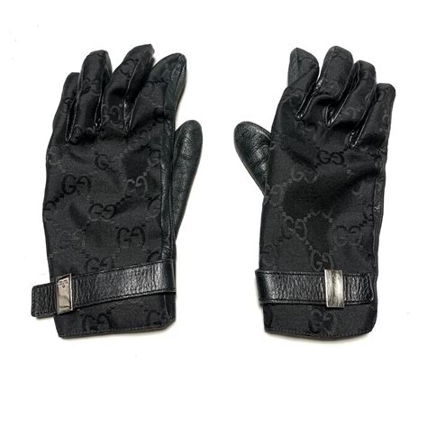 Gucci Gloves Black Leather ref.435626 - Joli Closet