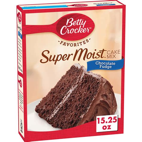 Buy Betty Crocker Supermoist Cake Mix, Chocolate Fudge, 15.25-Ounce (Pack of 6) Online at ...