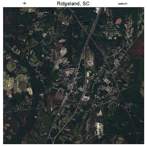 Aerial Photography Map of Ridgeland, SC South Carolina