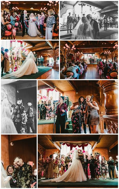 Colorful Madonna Inn wedding with 3 gowns » Michelle Roller