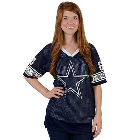 Dallas Cowboys PINK Oversized V-Neck Jersey | PINK | Womens | Cowboys ...