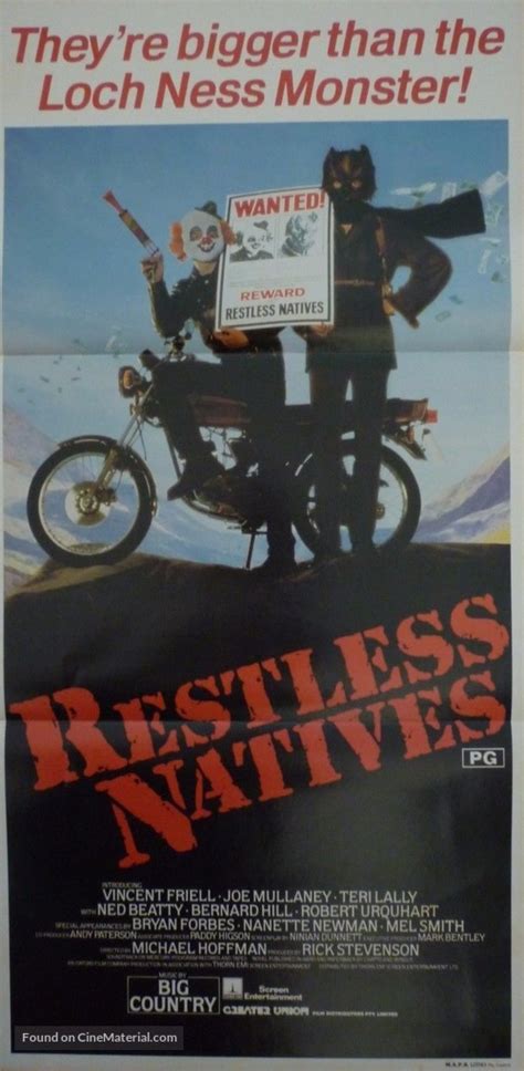 Restless Natives (1985) British movie poster