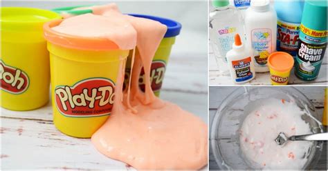 Easy Play Doh Slime Recipe (no Borax!) - DIY Candy