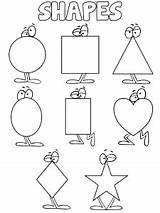 Square Coloring Page For Preschool sketch template